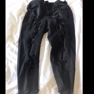 Fashion nova knee shorts